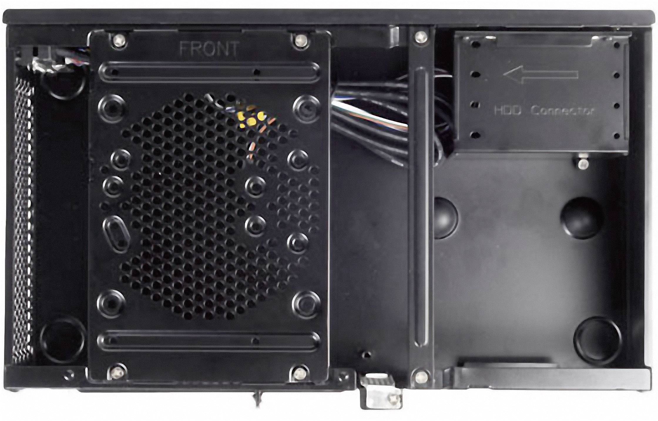 SilverStone MILO ML05 - SFF - Mini-ITX - keine Spannungsversorgung (SFX12V) - Schwarz - USB/Audio