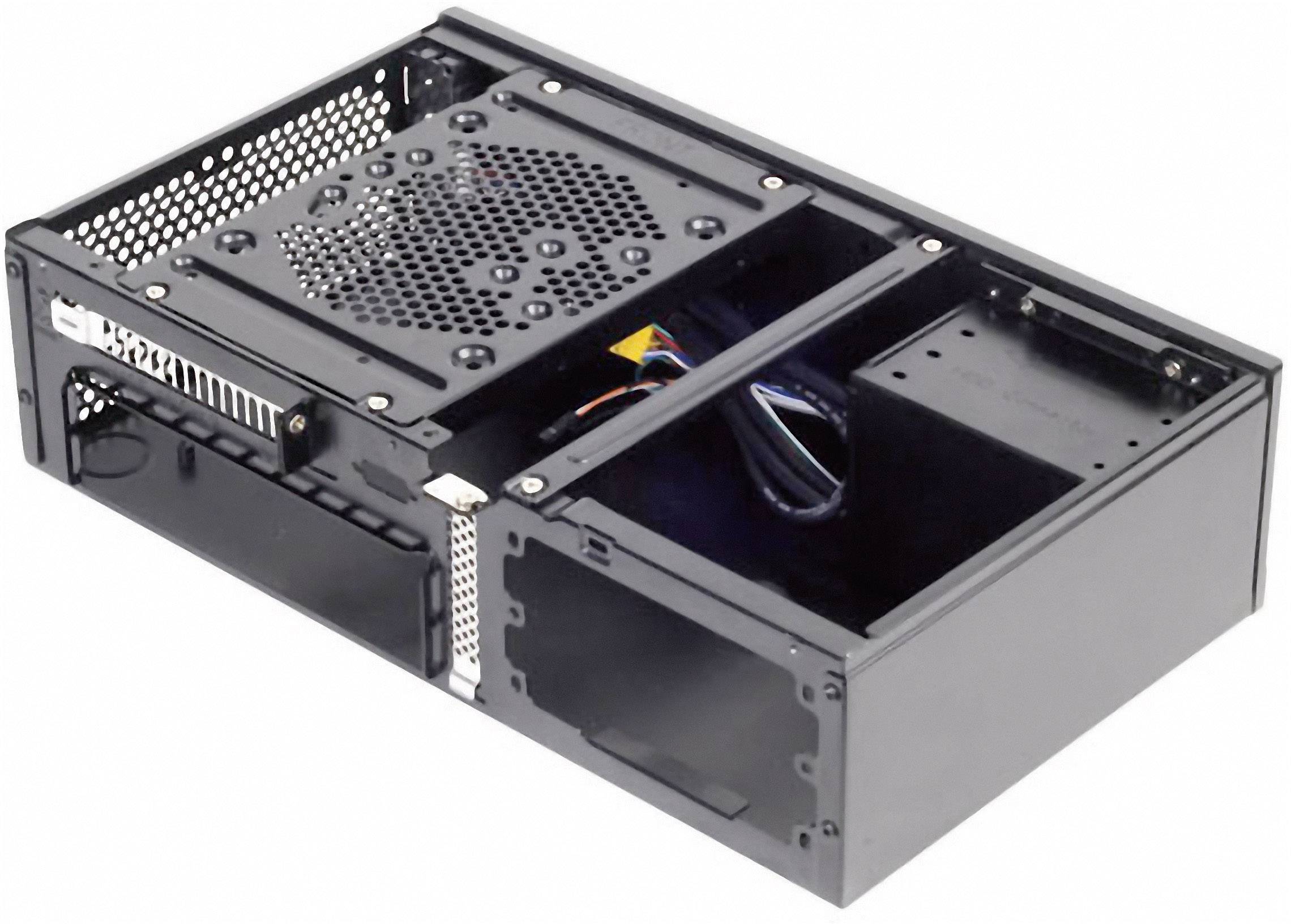 SilverStone MILO ML05 - SFF - Mini-ITX - keine Spannungsversorgung (SFX12V) - Schwarz - USB/Audio