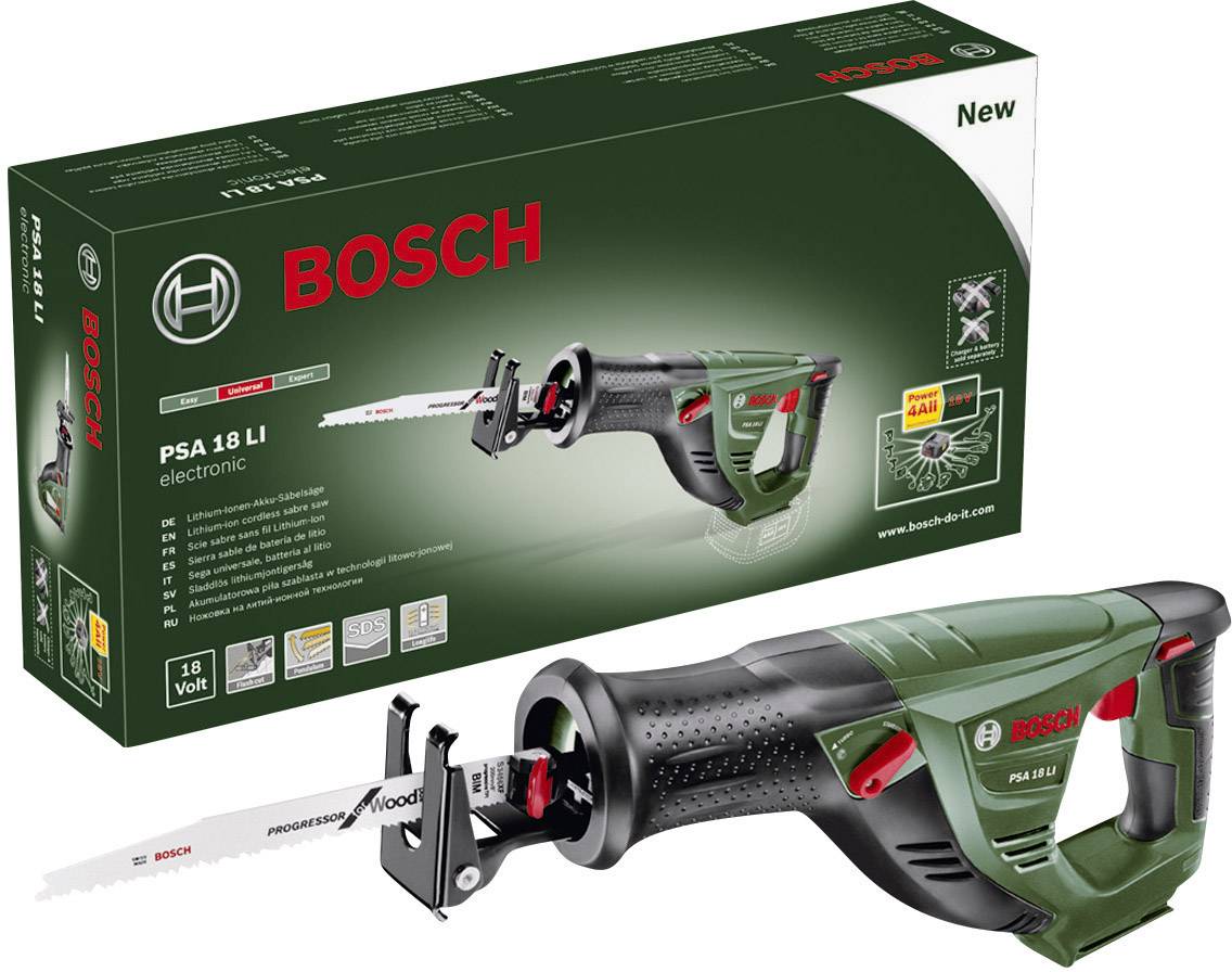 Bosch Home and Garden PSA 18 LI 18V Akku-Säbelsäge 06033B2301