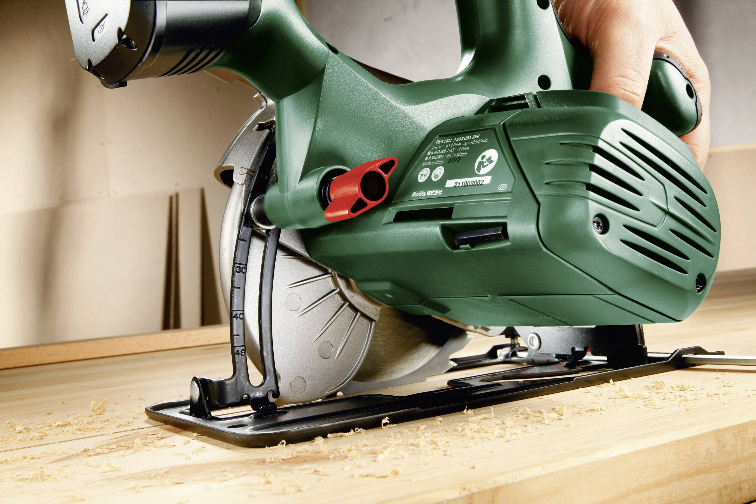 Bosch Home and Garden PKS 18 LI (Baretool) Akku-Handkreissäge Schnitttiefe max. (90°) 48mm B-Ware (beschädigte / fehlende