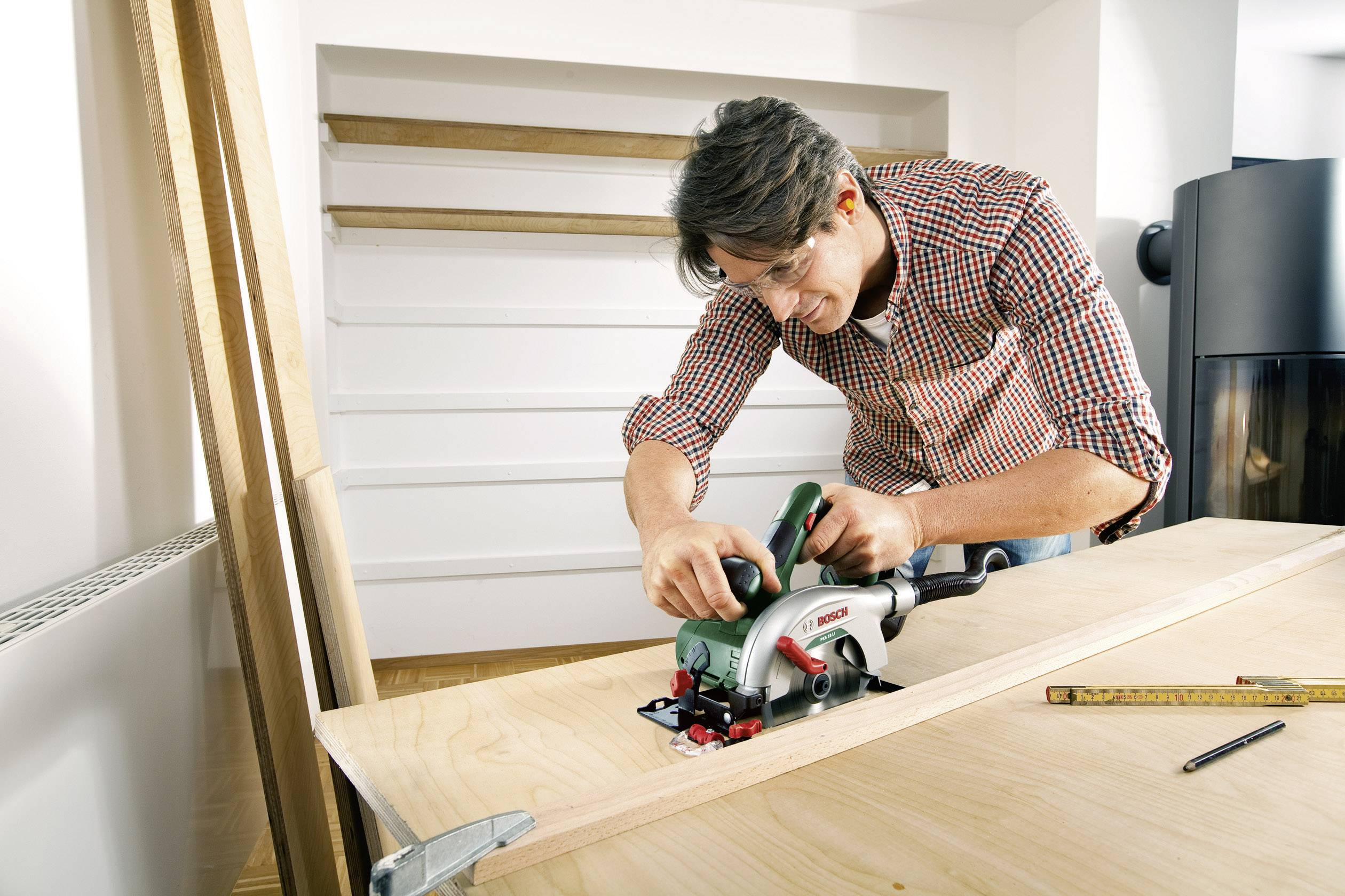 Bosch Home and Garden PKS 18 LI (Baretool) Akku-Handkreissäge Schnitttiefe max. (90°) 48mm B-Ware (beschädigte / fehlende