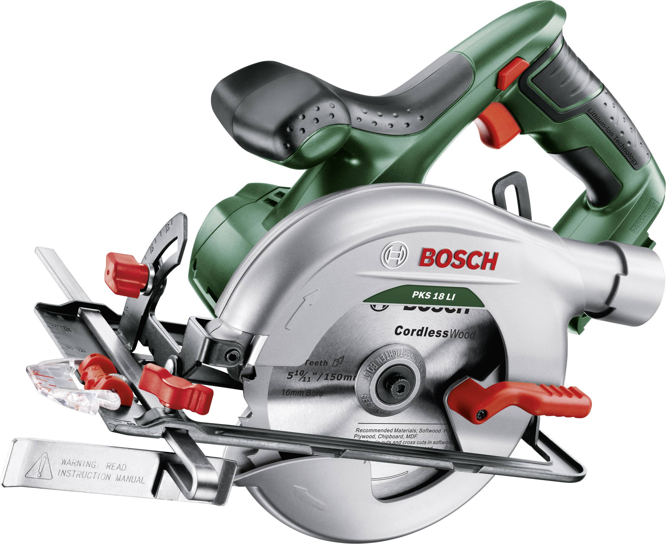 Bosch Home and Garden PKS 18 LI Akku-Handkreissäge Schnitttiefe max. (90°) 48 mm ohne Akku 18 V