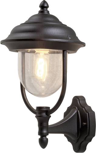 Konstsmide Parma 7223-750 Außenwandleuchte Energiesparlampe, LED E27 75W Schwarz