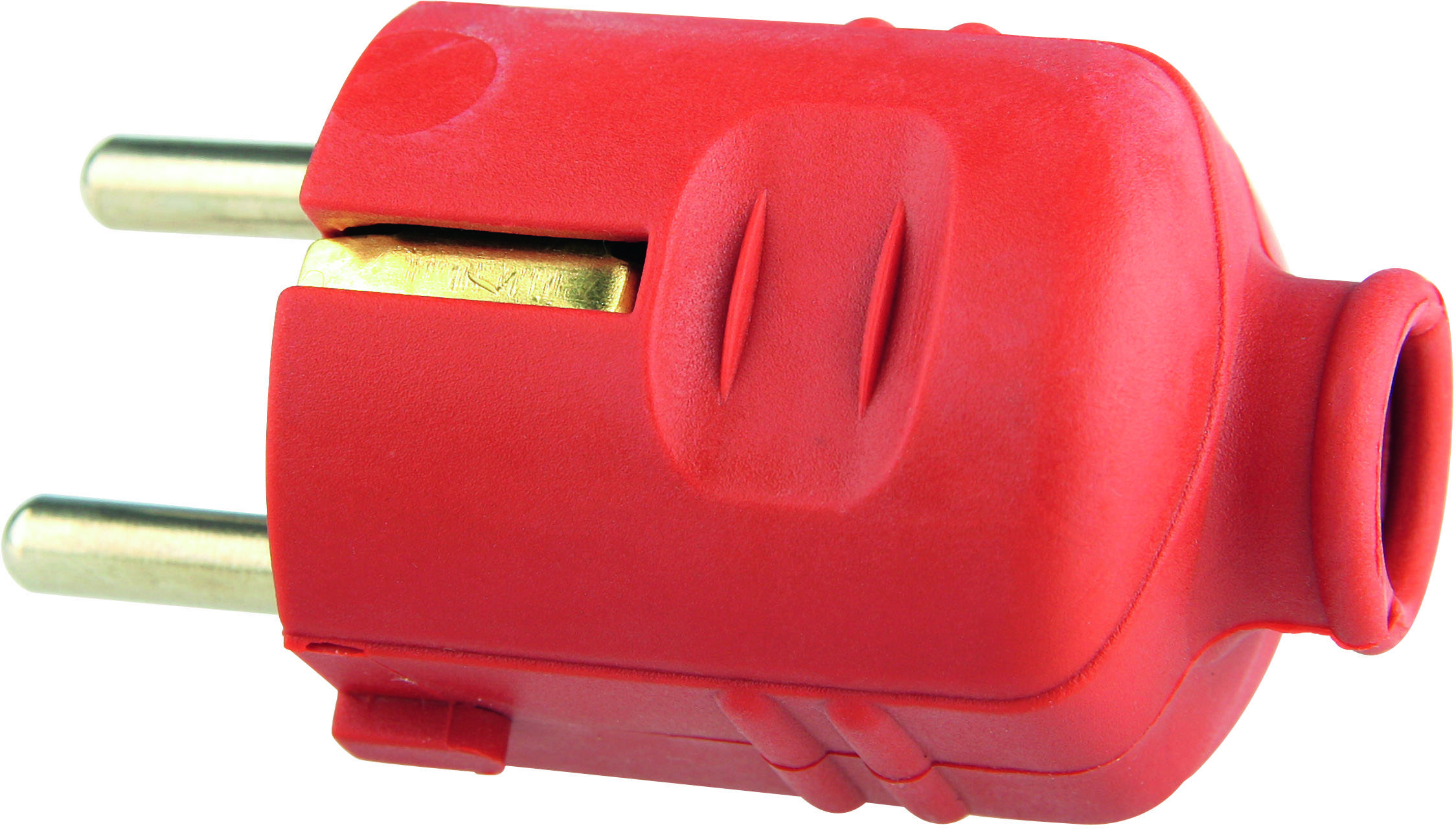 GAO 620258 Schutzkontaktstecker Kunststoff 230 V Rot IP20