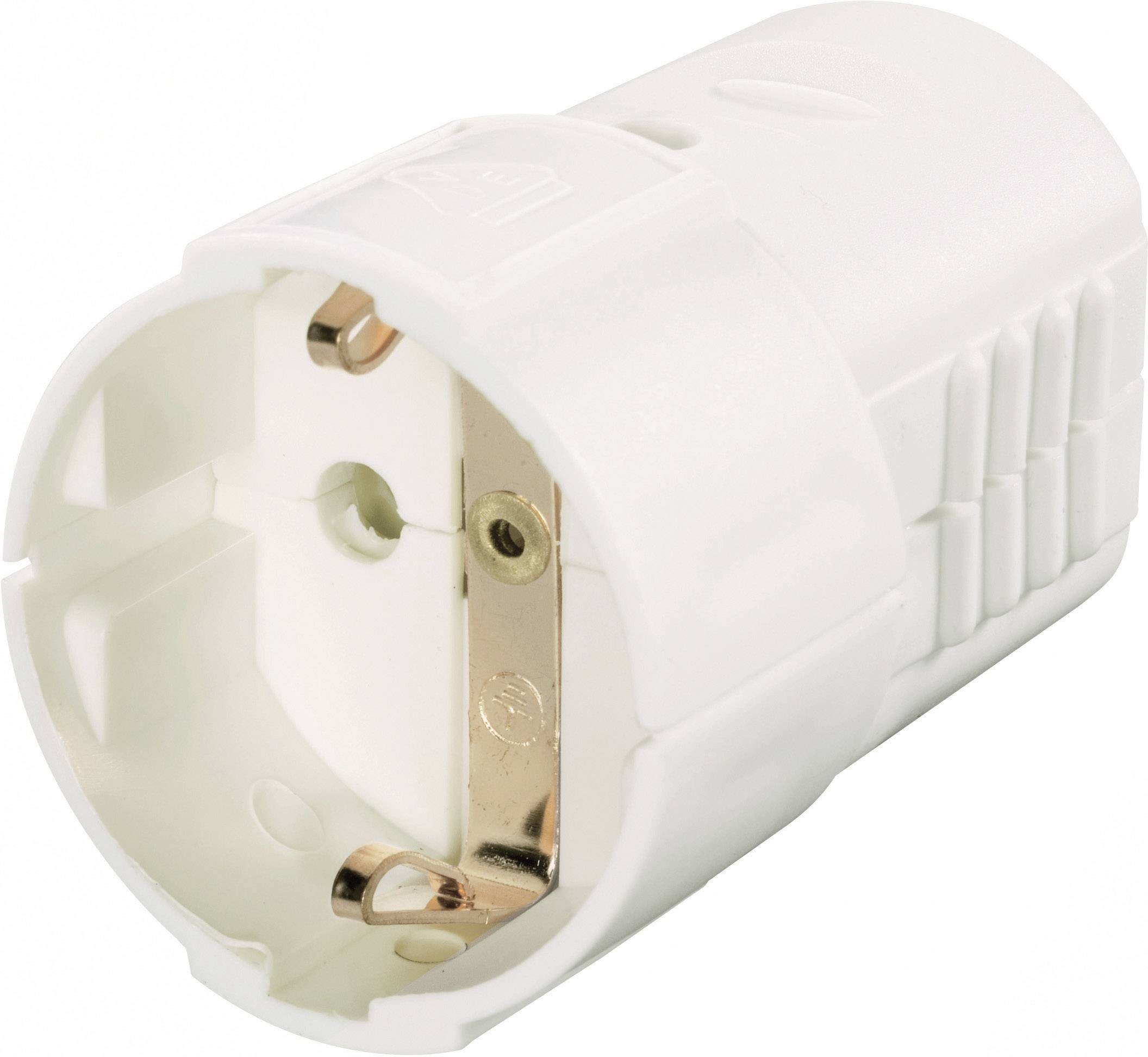 GAO 0479 Schutzkontaktkupplung Kunststoff 230 V Weiß IP20