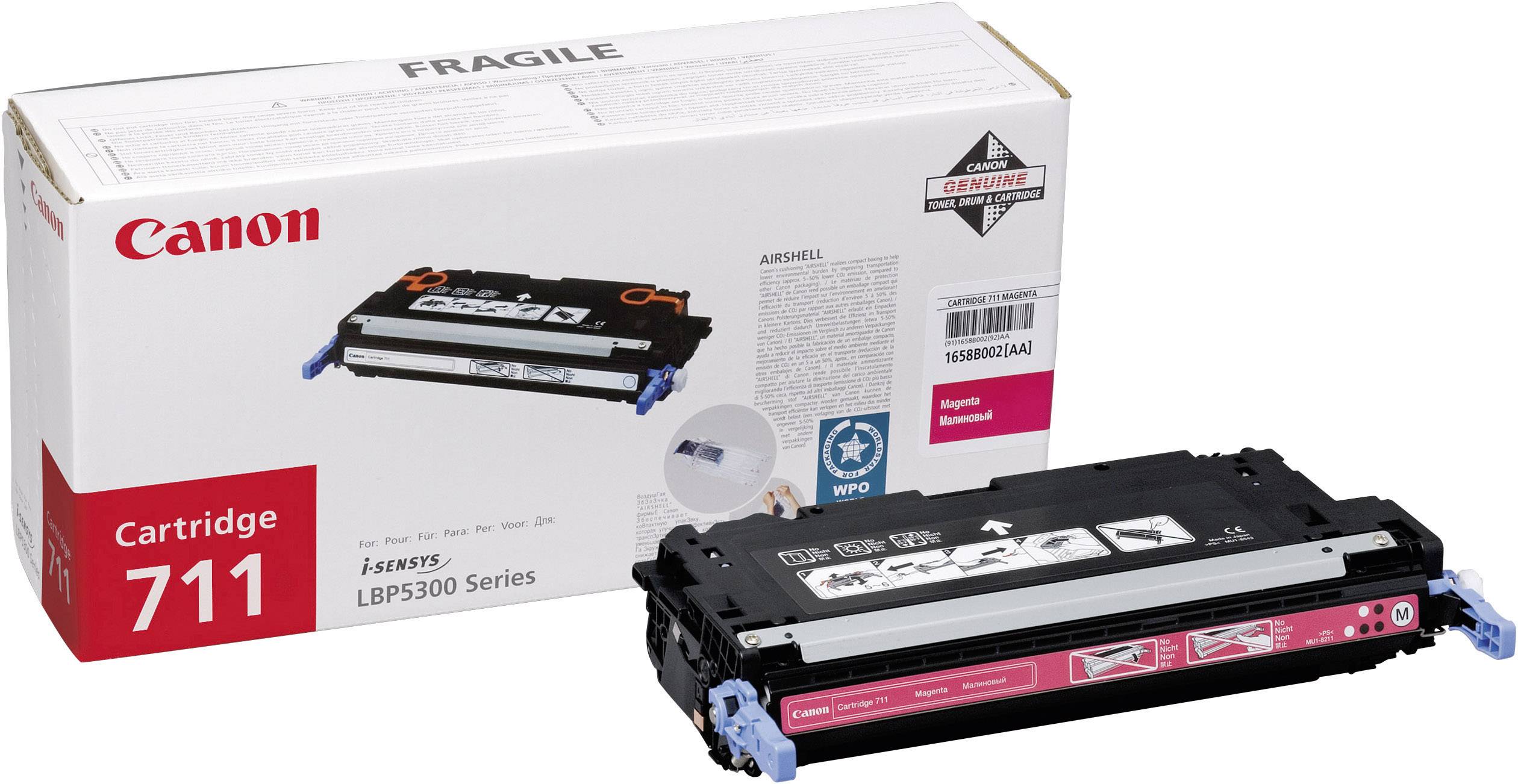 Canon Toner 711 M Original Magenta 6000 Seiten 1658B002