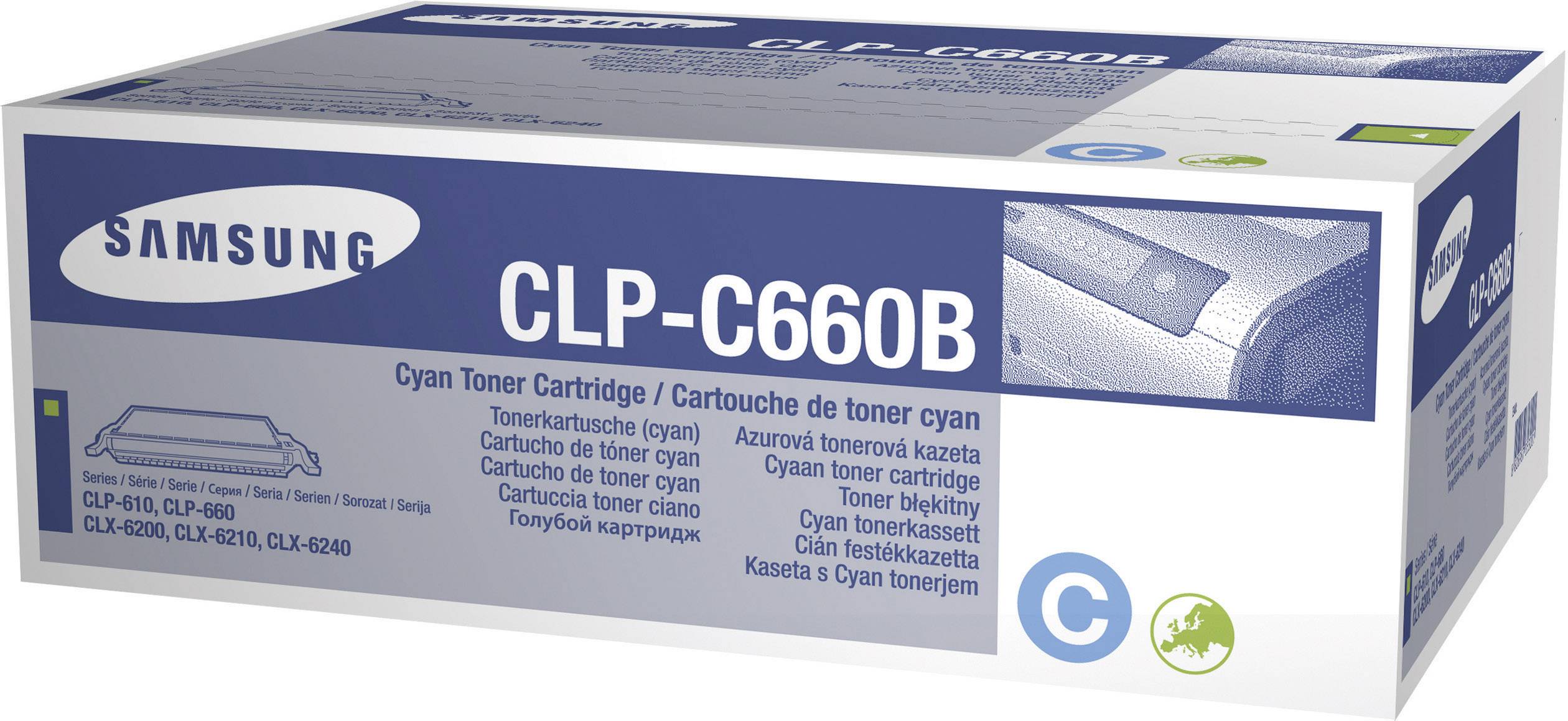 Lasertoner Samsung CLPC660B cyan