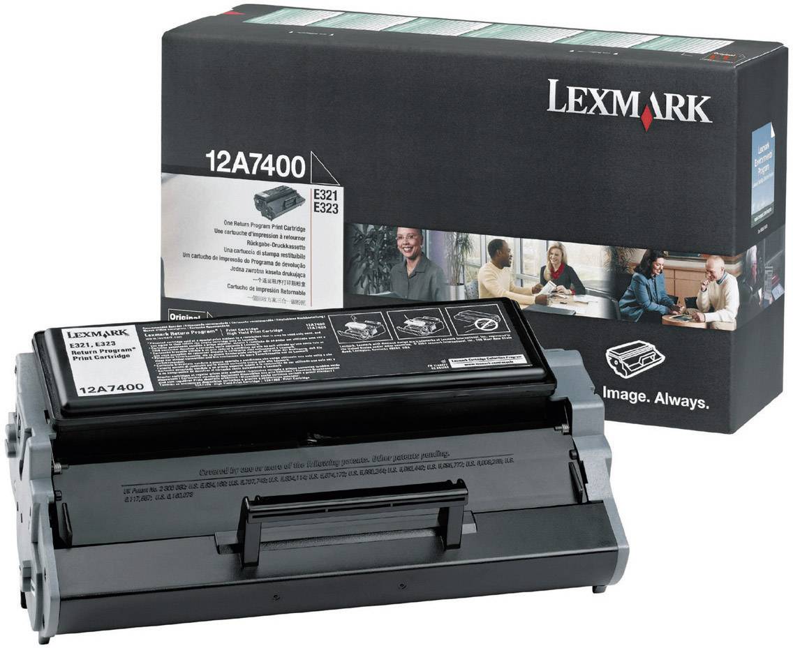 Lexmark Toner 12A7400 Original Schwarz 3000 Seiten 12A7400