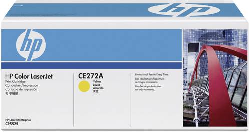 HP 650A CE272A Tonerkassette Gelb 15000 Seiten Original Toner