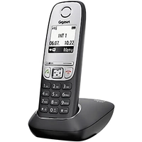 Gigaset A415 DECT, GAP Schnurloses Telefon analog Freisprechen Schwarz Gigaset A415 DECT, GAP Schnurloses Telefon analog Freisprechen Schwarz
