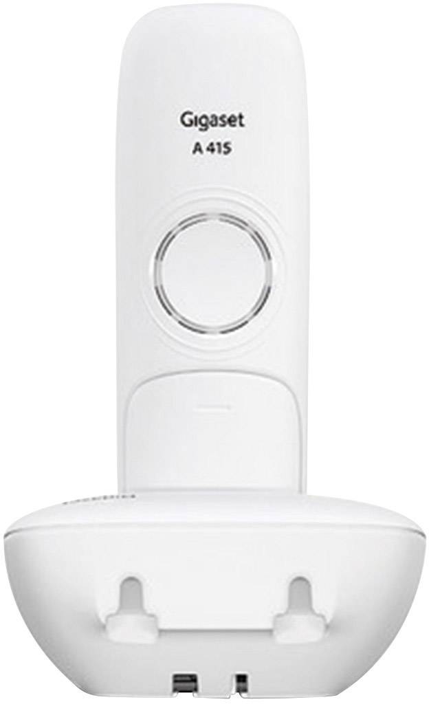 Gigaset A415 DECT, GAP Schnurloses Telefon analog Freisprechen Weiß