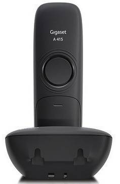 Gigaset A415 Duo DECT, GAP Schnurloses Telefon analog Freisprechen Schwarz