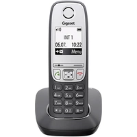 Gigaset A415 Duo DECT, GAP Schnurloses Telefon analog  Freisprechen Schwarz Gigaset A415 Duo DECT, GAP Schnurloses Telefon analog  Freisprechen Schwarz