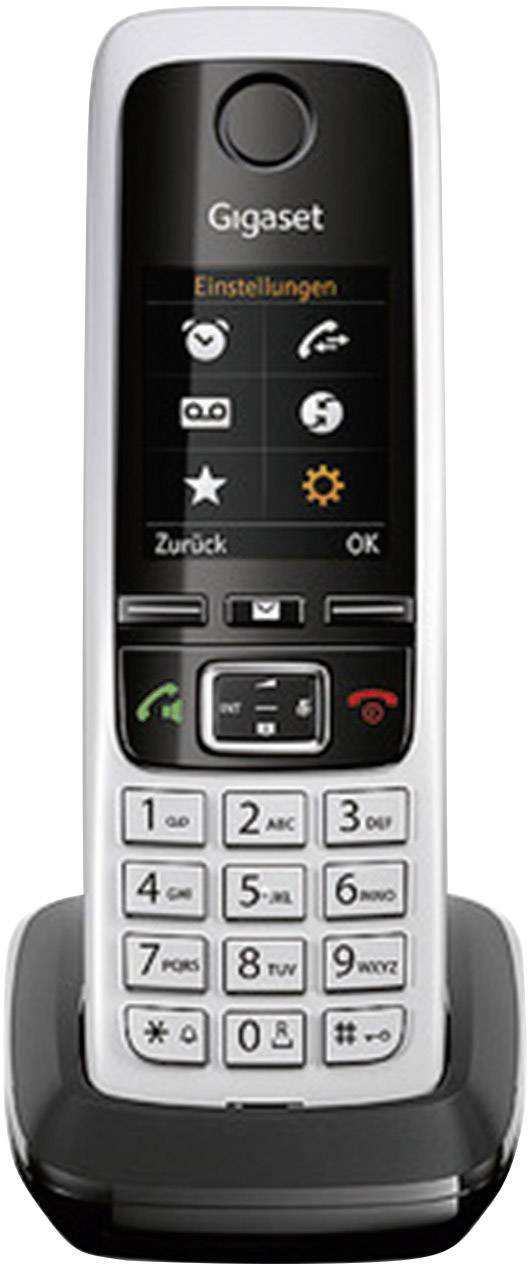 Gigaset C430H DECT Mobilteil Schwarz, Silber