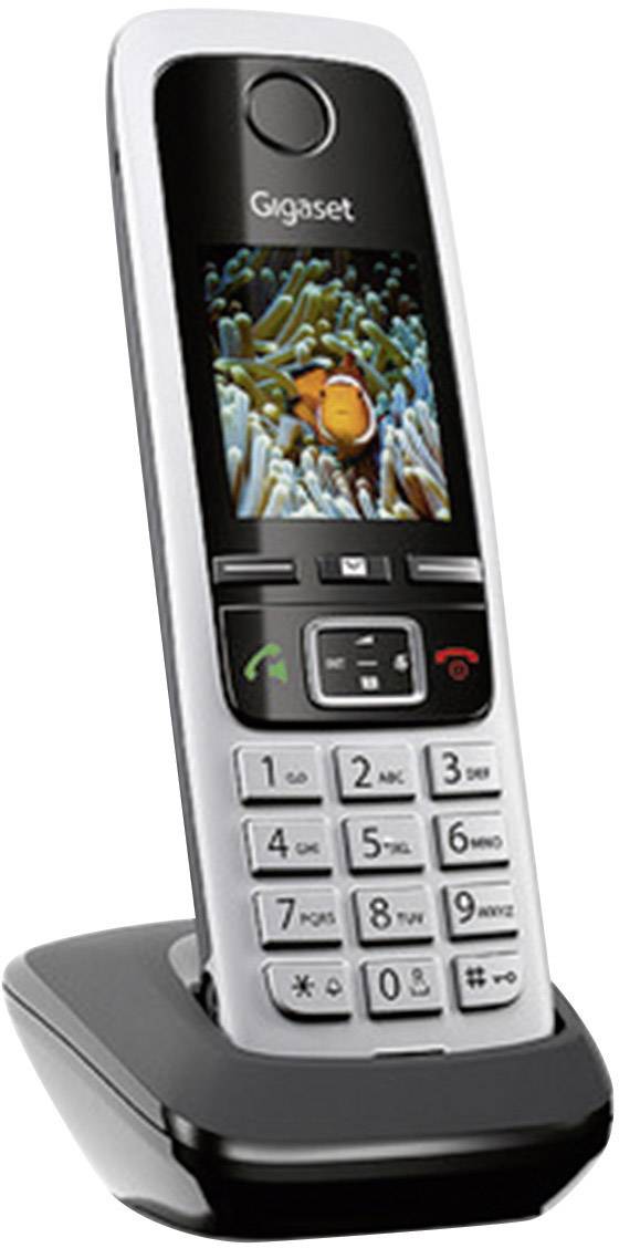 Gigaset C430H DECT Mobilteil Schwarz, Silber