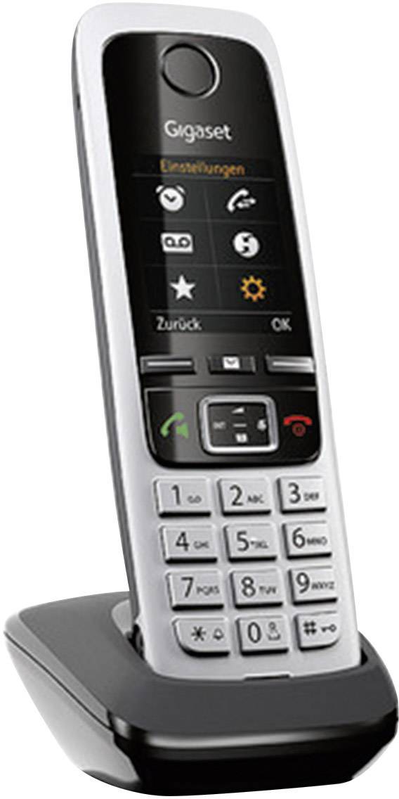 Gigaset C430H DECT Mobilteil Schwarz, Silber