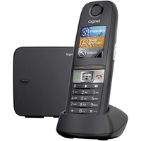 Gigaset E630 DECT, GAP Schnurloses Telefon analog Outdoor, Taschenlampe, Headsetanschluss Schwarz Gigaset E630 DECT, GAP Schnurloses Telefon analog Outdoor, Taschenlampe, Headsetanschluss Schwarz