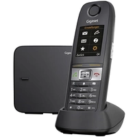 Gigaset E630 DECT, GAP Schnurloses Telefon analog Outdoor, Taschenlampe, Headsetanschluss Schwarz Gigaset E630 DECT, GAP Schnurloses Telefon analog Outdoor, Taschenlampe, Headsetanschluss Schwarz