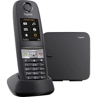 Gigaset E630 DECT, GAP Schnurloses Telefon analog Outdoor, Taschenlampe, Headsetanschluss Schwarz Gigaset E630 DECT, GAP Schnurloses Telefon analog Outdoor, Taschenlampe, Headsetanschluss Schwarz