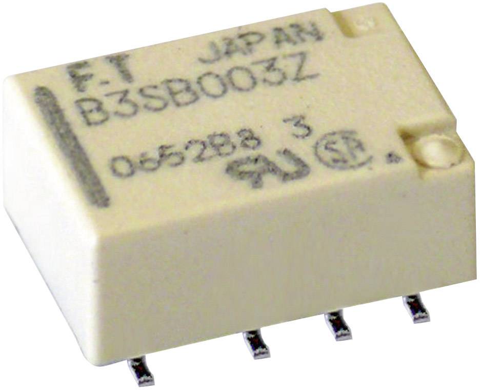 Ein beige, rechteckiges elektronisches Bauteil mit der Aufschrift 'B3SB003Z'. Es verfügt über mehrere Metallpins auf der Unterseite.
