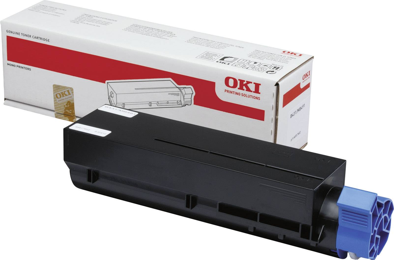 OKI Toner B431 MB491 Original Schwarz 12000 Seiten 44917602