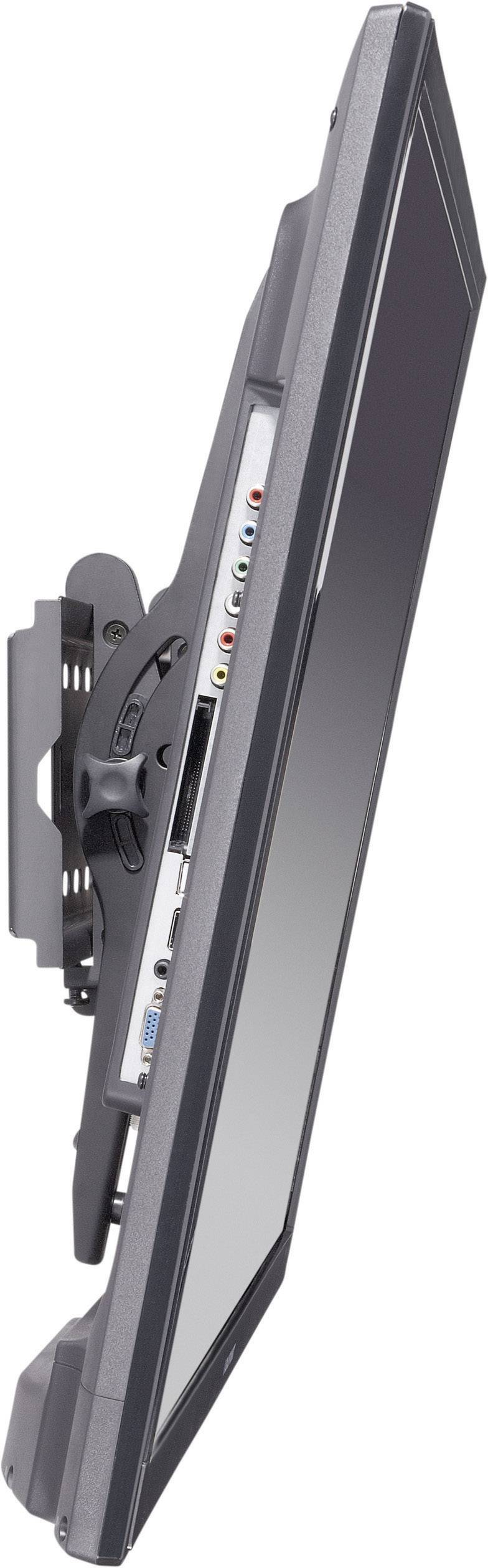 SpeaKa Professional Wall Tilt TV-Wandhalterung Integrierte Wasserwaage, Geeignet für Curved-TV's, Werkzeugfreie Einstellung des