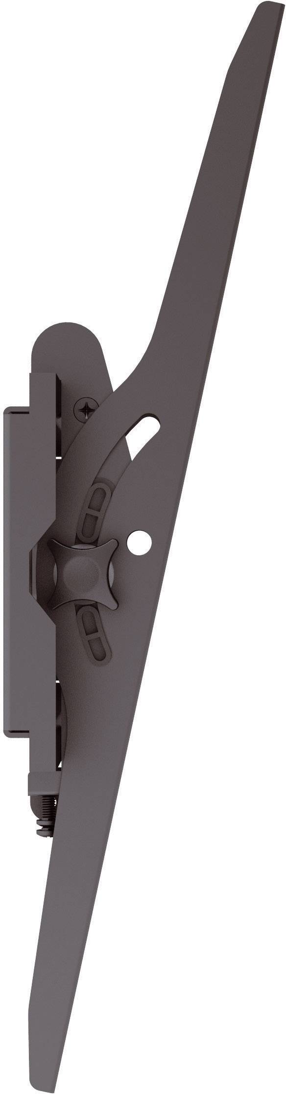 SpeaKa Professional Wall Tilt TV-Wandhalterung Integrierte Wasserwaage, Geeignet für Curved-TV's, Werkzeugfreie Einstellung des