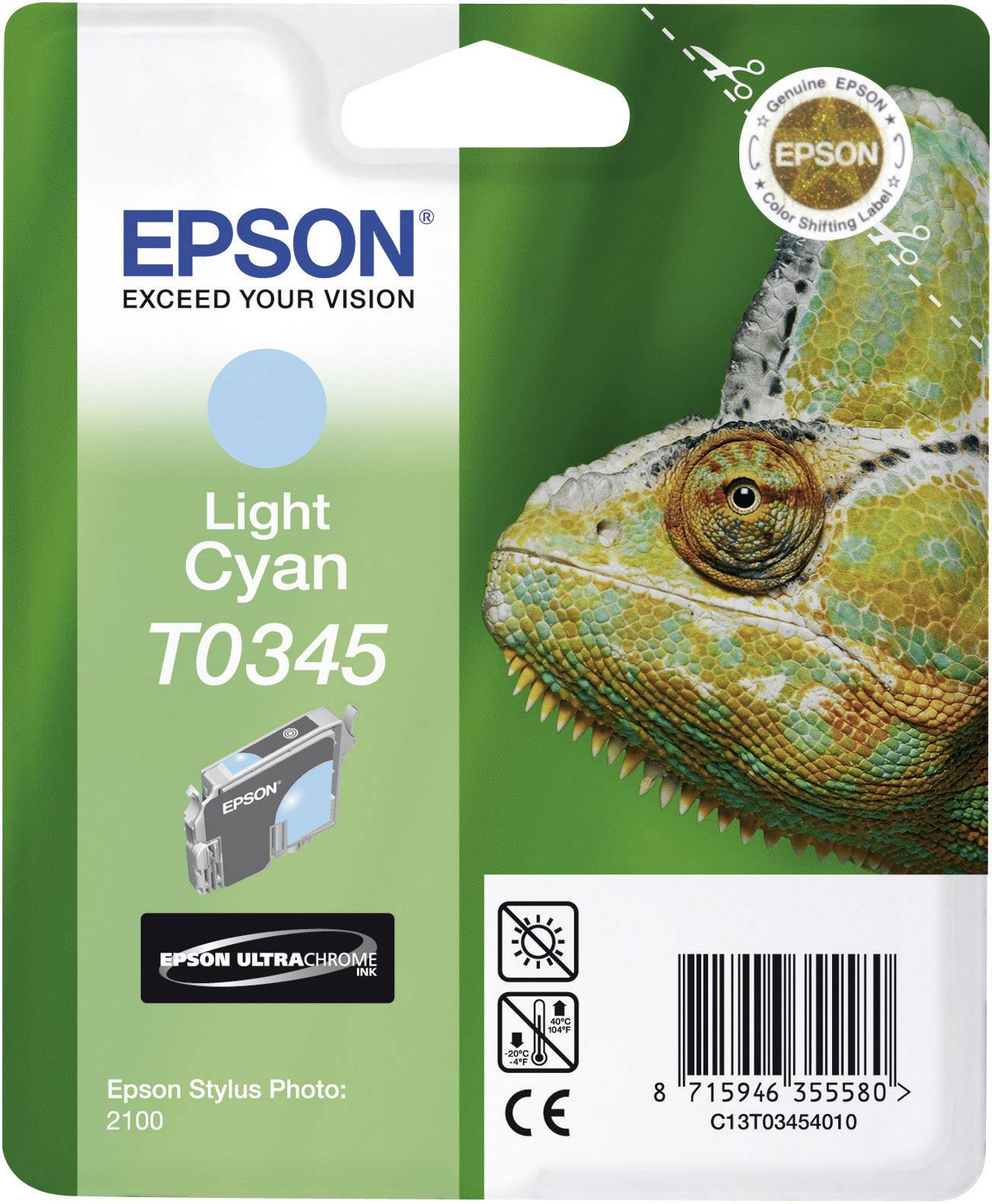 EPSON TINTE T034540 LIGHT CYAN