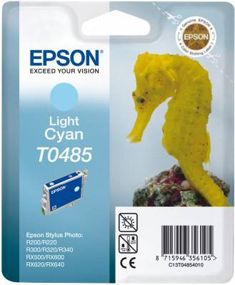 Epson Druckerpatrone T0485 Original Photo Cyan C13T04854010