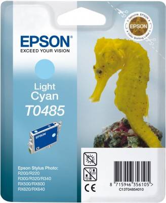 Epson Druckerpatrone T0485 Original Photo Cyan C13T04854010