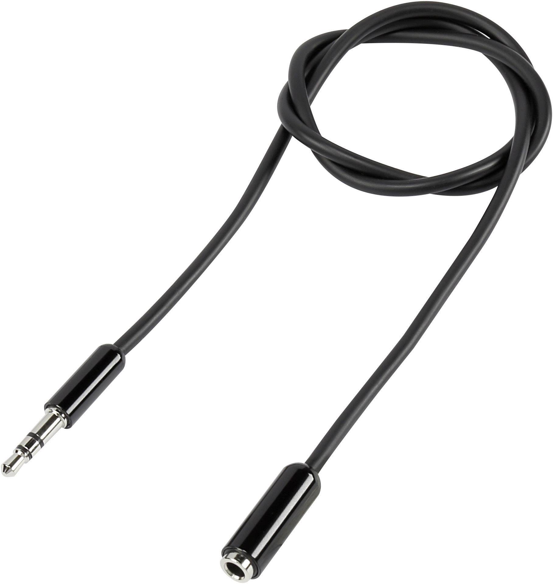SpeaKa Professional SP-7870468 Klinke Audio Verlängerungskabel [1x Klinkenstecker 3.5 mm - 1x Klink