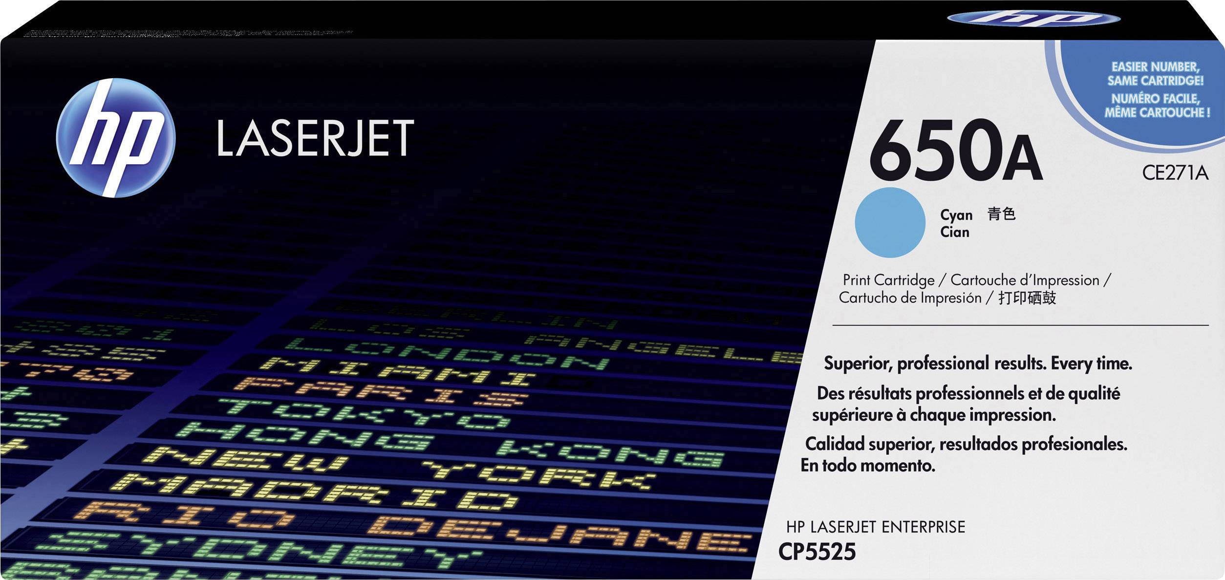 HP Toner 650A Original Cyan 15000 Seiten CE271A