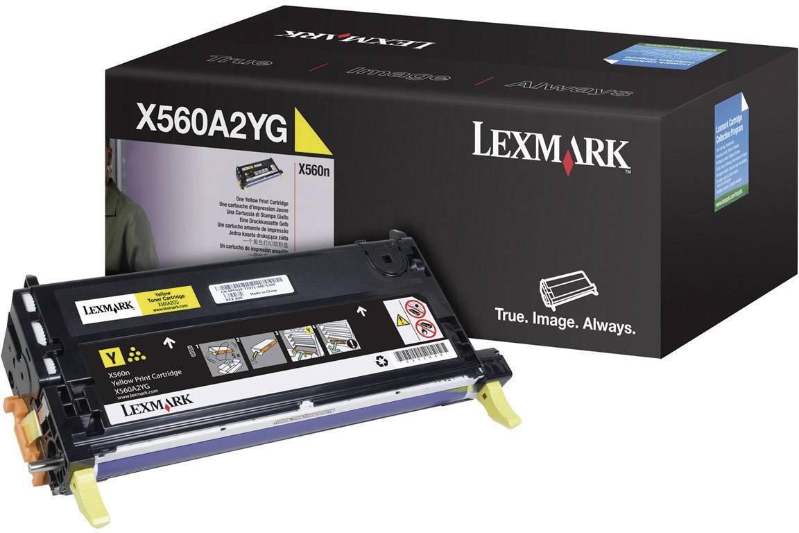 Lexmark Toner X560A2YG Original Gelb 4000 Seiten X560A2YG