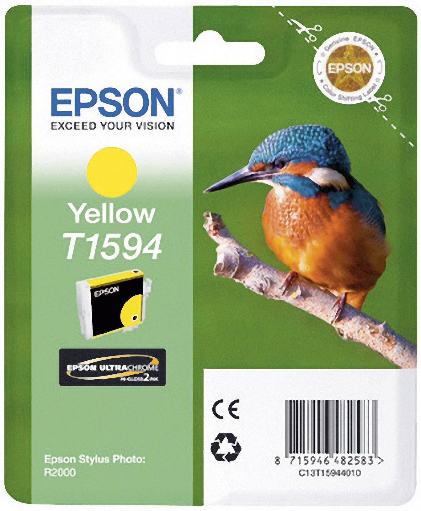 Epson Druckerpatrone T1594 Original Gelb C13T15944010