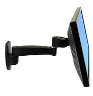 Ergotron 200 Series Wall Mount Arm 1fach Monitor-Wandhalterung 38,1 cm (15") - 63,5 cm (25") Schwarz Neigbar, Schwenkbar, Rotierbar