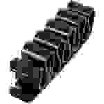 TRU Components Kabelclip selbstklebend 630913 Bündel-Ø-Bereich 8mm (max) Schwarz