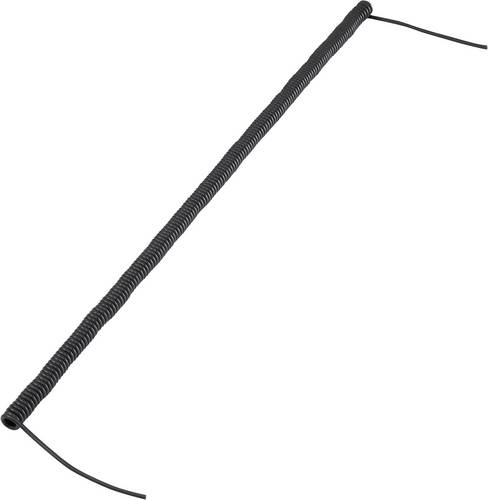 Câble spiralé Tru Components 1570977 170 mm / 500 mm 2 x 0.12 mm² noir 1 pc(s) S470441