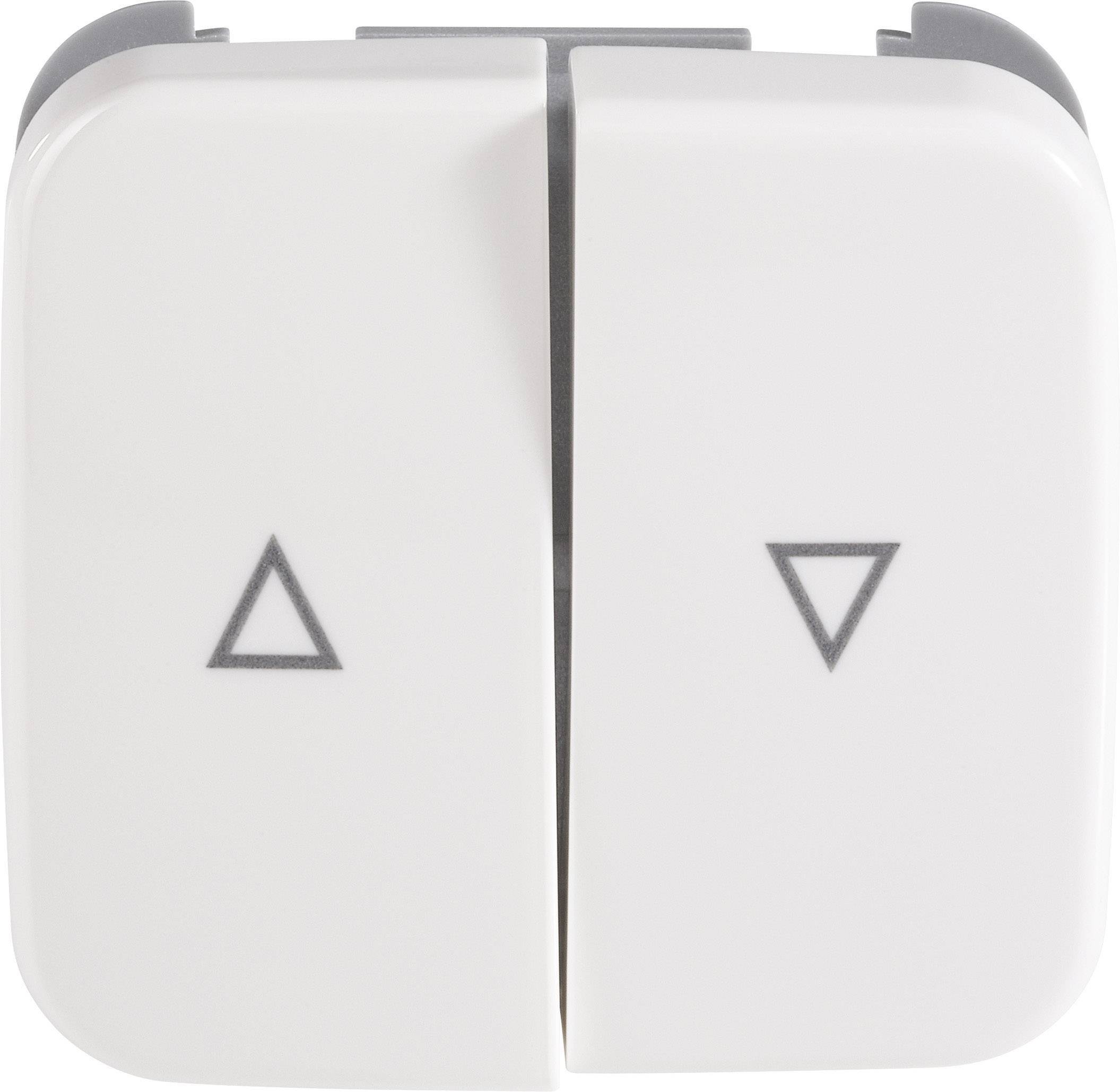 Busch-Jaeger Abdeckung Jalousie-Schalter Reflex SI, Reflex SI Linear Alpinweiß 2504-214