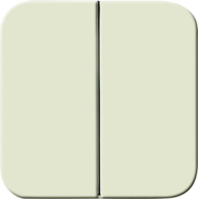 Busch-Jaeger Abdeckung Serienschalter Duro 2000 SI, Duro 2000 SI Linear Creme-Weiß 1 St.