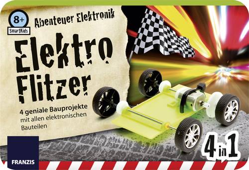Franzis Verlag SmartKids Abenteuer Elektronik Elektro Flitzer 65216 Bausatz ab 8 Jahre