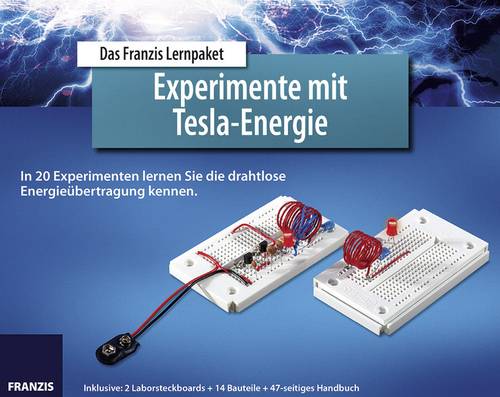 Franzis Verlag 65201 Experimente mit Tesla-Energie Lernpaket ab 14 Jahre