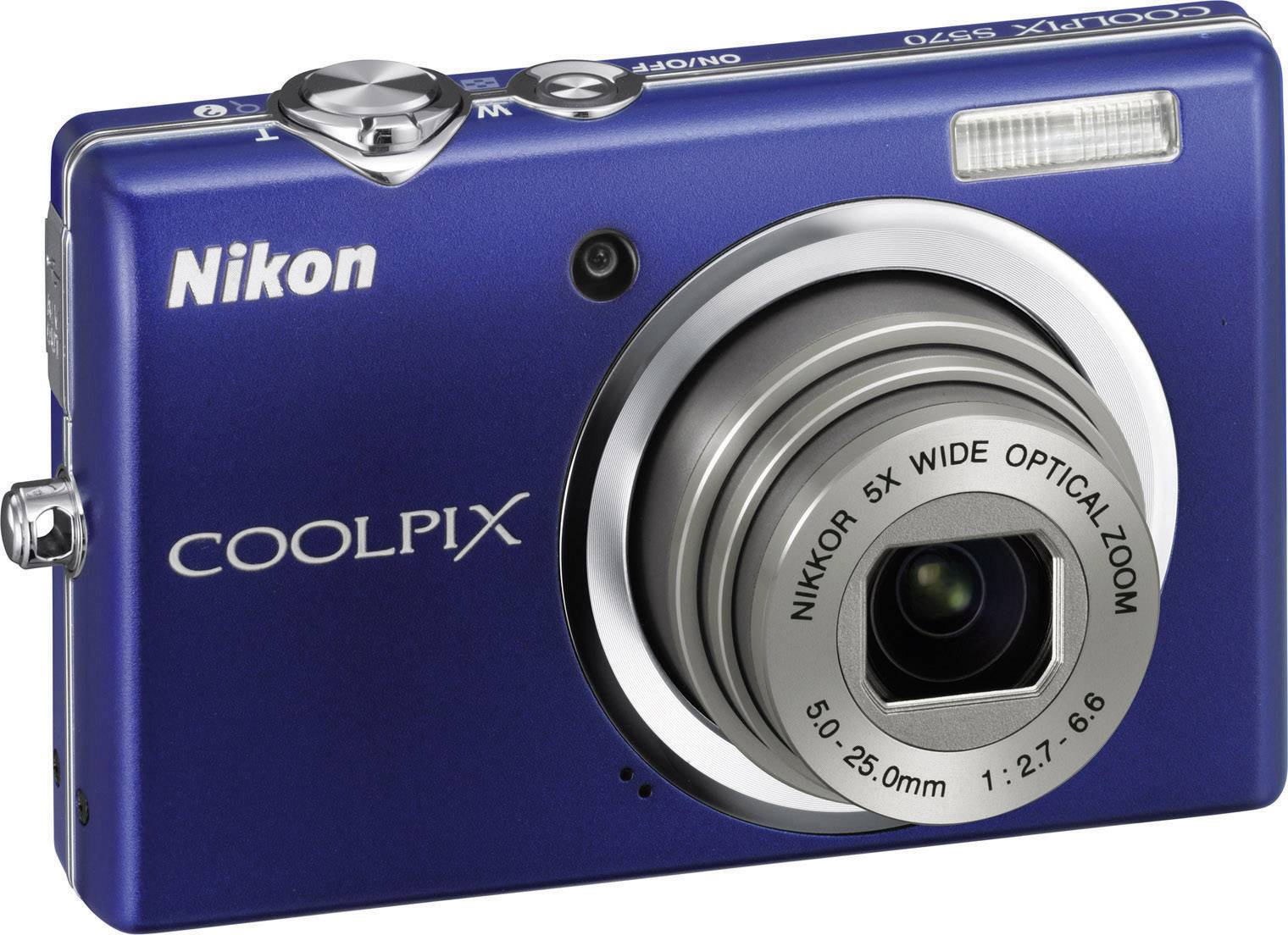Nikon Coolpix S570 12 Megapixel Opt. Zoom: 5 x Blau
