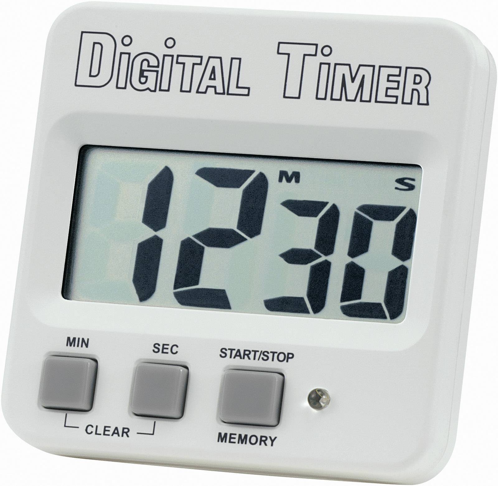 Basetech 640532 Timer Weiß, Schwarz digital