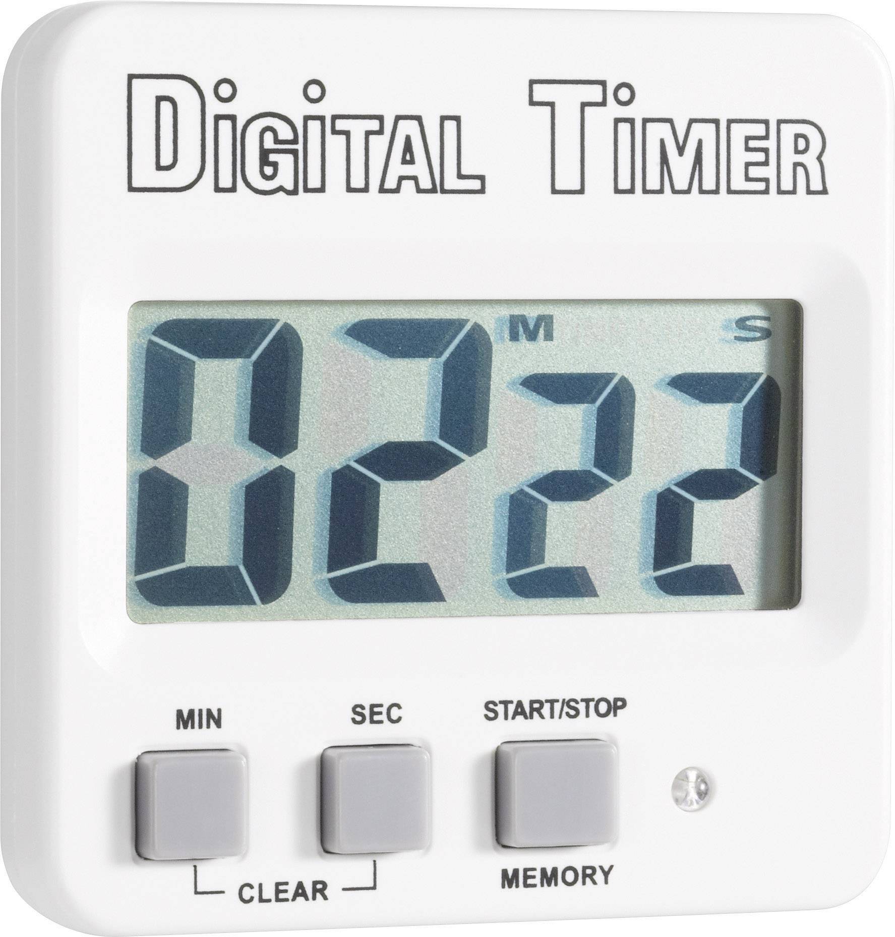 Basetech 640532 Timer Weiß, Schwarz digital