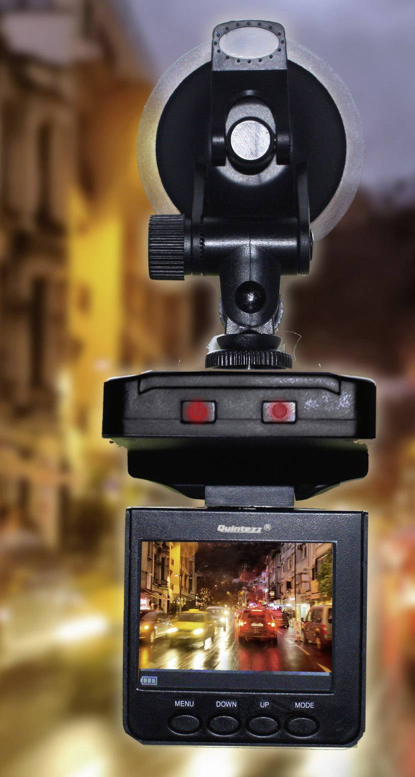 AIV Dashboard Camera Dashcam Blickwinkel horizontal max.=120 ° 12 V, 24 V Display, Akku, Mikrofon