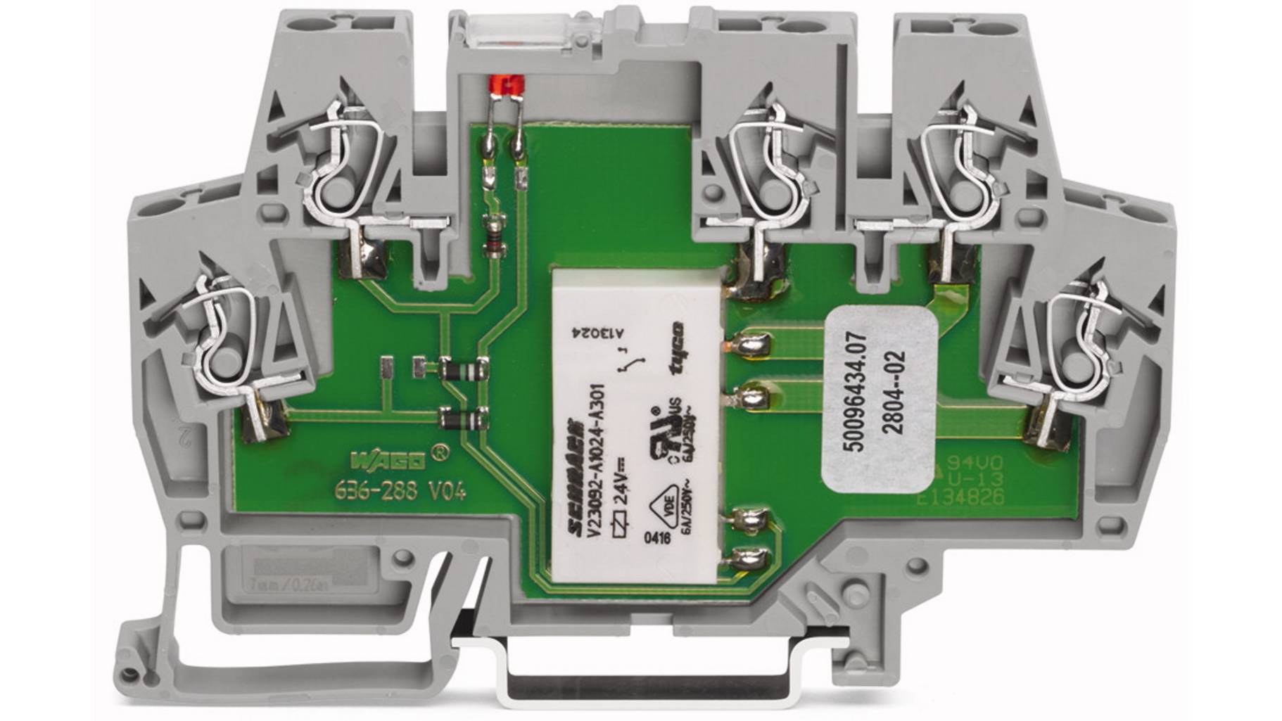 WAGO 859-354 Relaisklemme Nennspannung: 24 V/DC, 24 V/AC Schaltstrom (max.): 5 A 1 Wechsler 1 St. kaufen WAGO 859-354 Relaisklemme Nennspannung: 24 V/DC, 24 V/AC Schaltstrom (max.): 5 A 1 Wechsler 1 St. kaufen