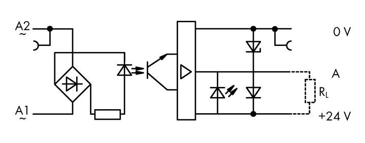 WAGO Optokopplerrelais 859-712 Schaltspannung (max.): 230 V/AC 1St.