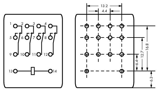 WAGO 858-150 Steckrelais 24 V/DC 5A 4 Wechsler 1St.