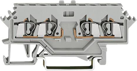 WAGO 280-636 Basisklemmenblock 5mm Zugfeder Belegung: L Grau 1St.