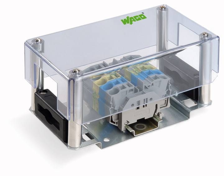 WAGO Einspeisemodul Rundleitung - Flachleitung Transparent 1St.